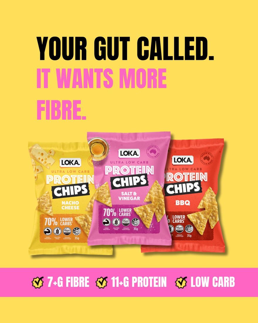 Loka — problem-and-solution static leading on fibre across three protein chip flavours
